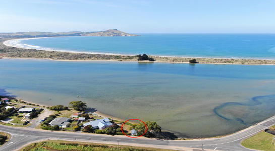 drone view of studio holiday family accommodation